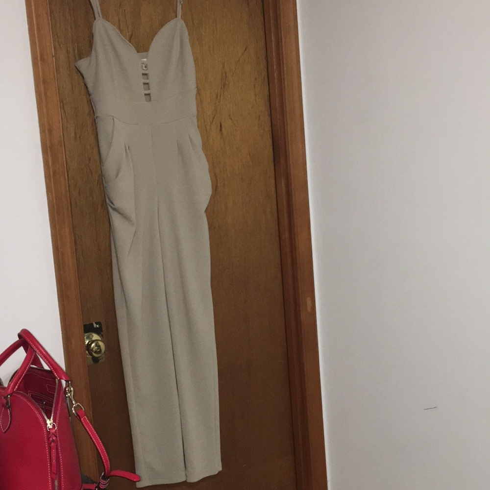 Nude Jumpsuit!!! (ONLY WORN ONCE)